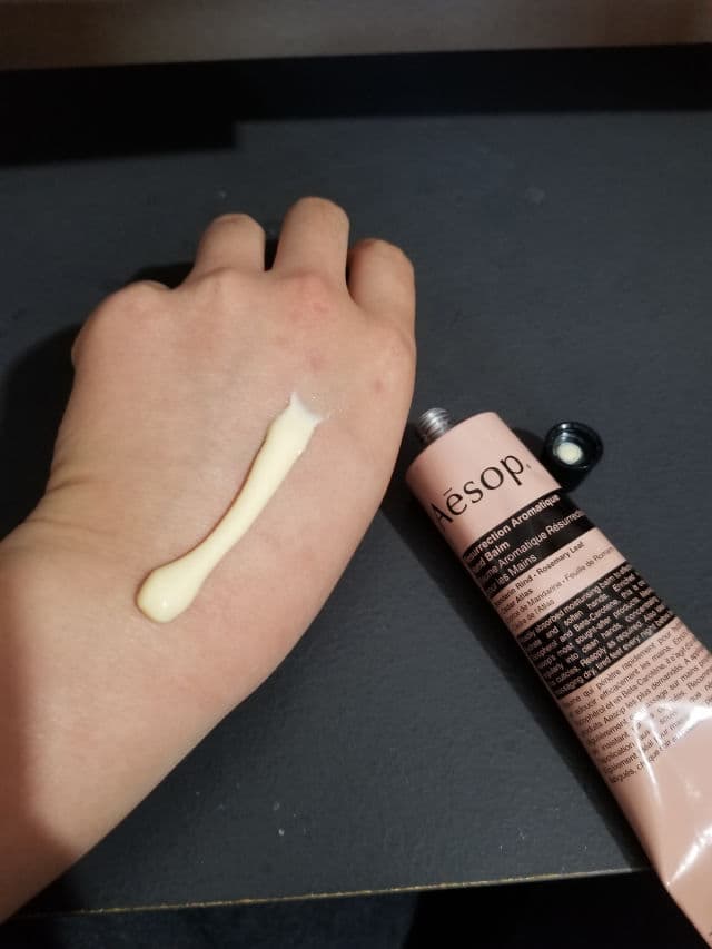 Aesop Resurrection Aromatique Hand Balm review photo by flylikeallama