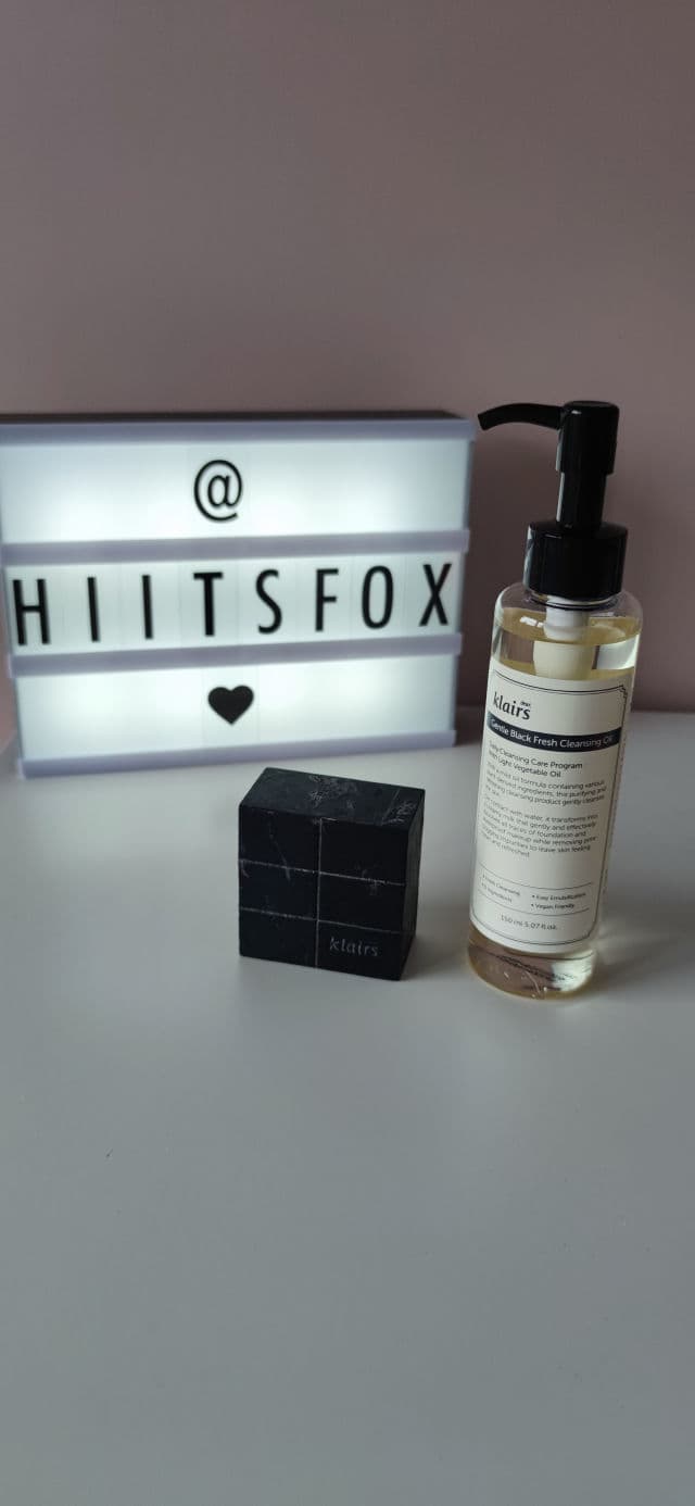 Dear, Klairs Gentle Black Sugar Charcoal Soap review photo by fox