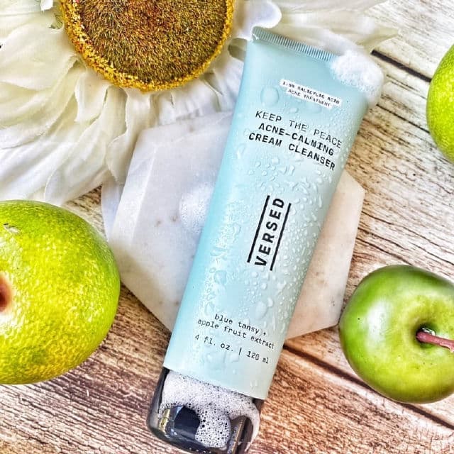Versed Keep the Peace Acne-Calming Cream Cleanser review photo by freshfacedover40