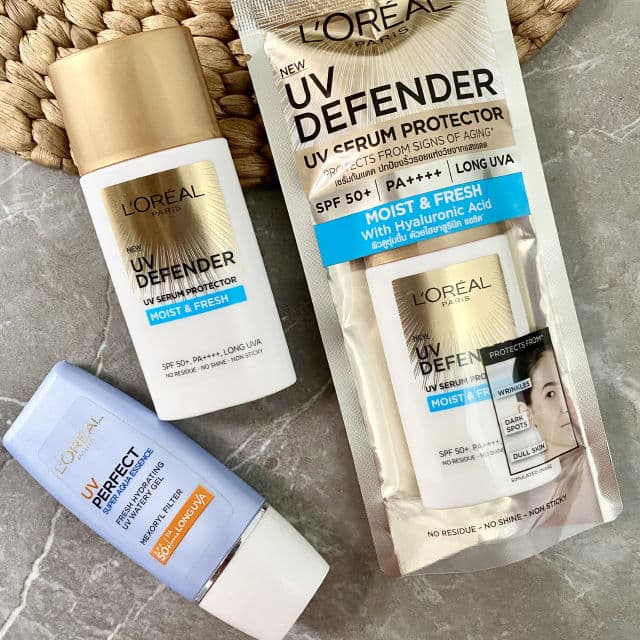 L'Oreal Paris UV Defender Moisture & Fresh SPF50+ PA++++ review photo by fresmana
