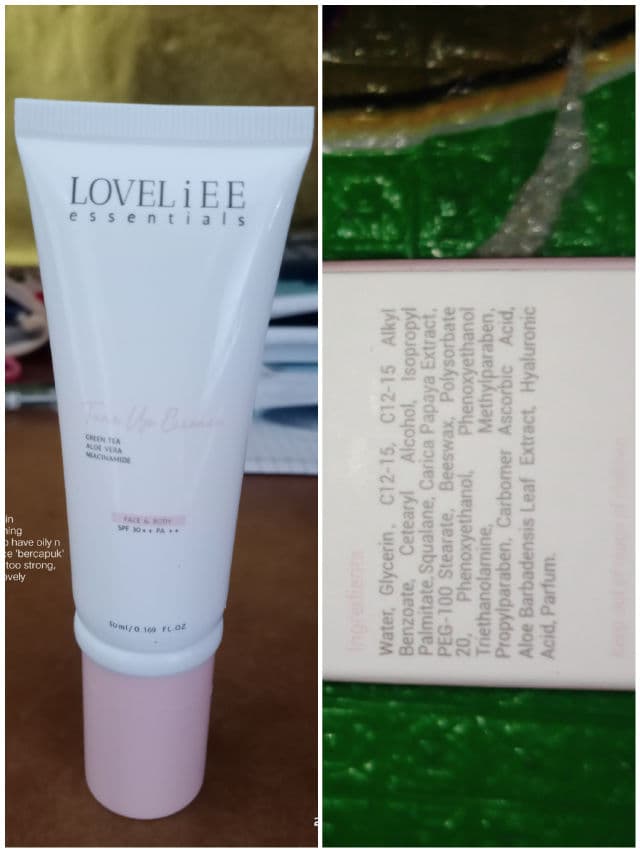Loveliee Tone Up Essence review photo by aleeyalee