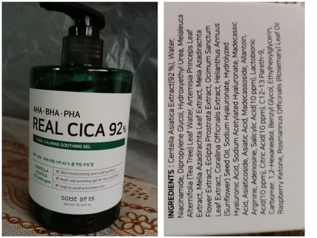 Some By Mi AHA BHA PHA Real Cica 92% Cool Calming Soothing Gel review photo by aleeyalee