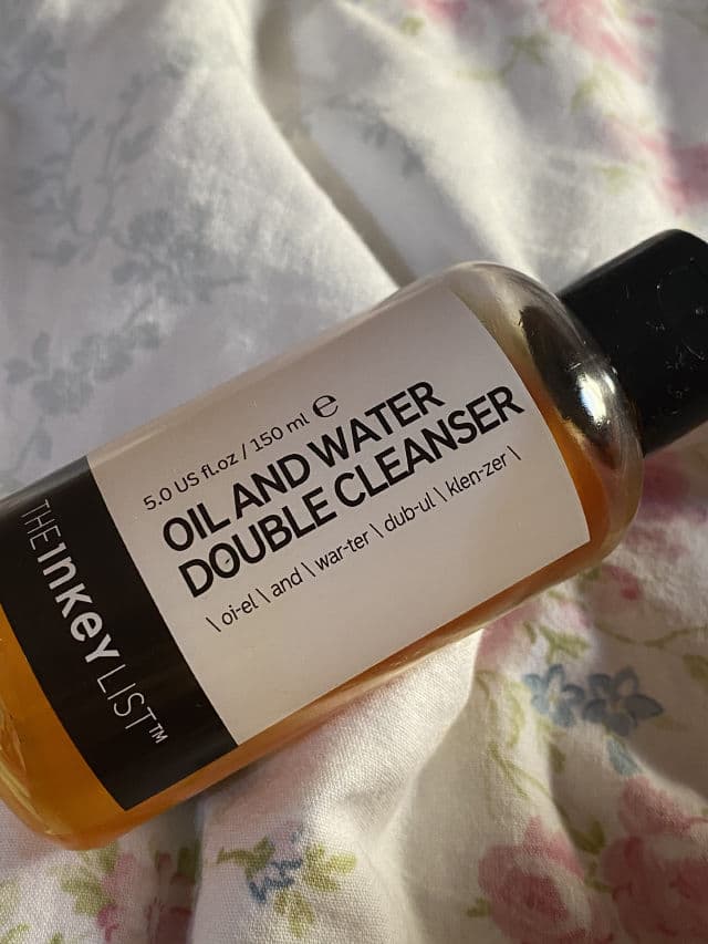 The Inkey List Oil & Water Double Cleanser review photo by girllie