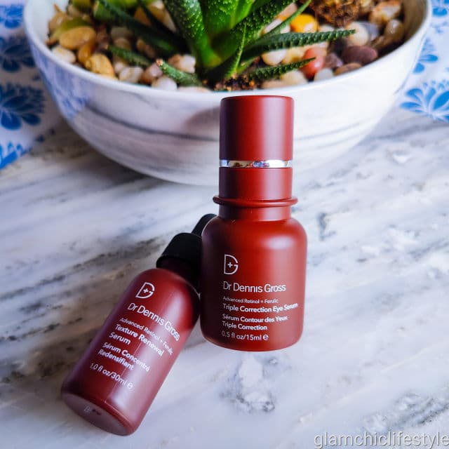 Dr. Dennis Gross Skincare Advanced Retinol + Ferulic Texture Renewal Serum review photo by glamchiclifestyle