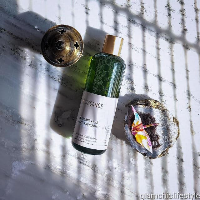 Biossance Squalane + BHA Pore Minimizing Toner review photo by glamchiclifestyle