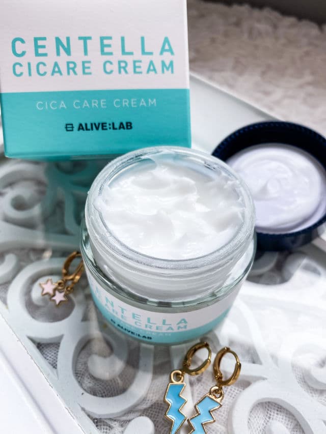 ALIVE:LAB Centella Cicare Cream review photo by glamoxur