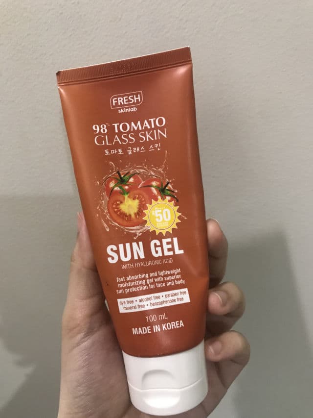 Fresh Skinlab Tomato Glass Skin SPF50 review photo by glowskinyay