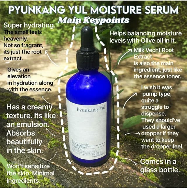 Pyunkang Yul Moisture Serum review photo by skincarebylyner