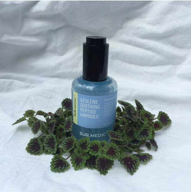 SUR.MEDIC Azulene Soothing Peptide Ampoule review photo by skincarebylyner