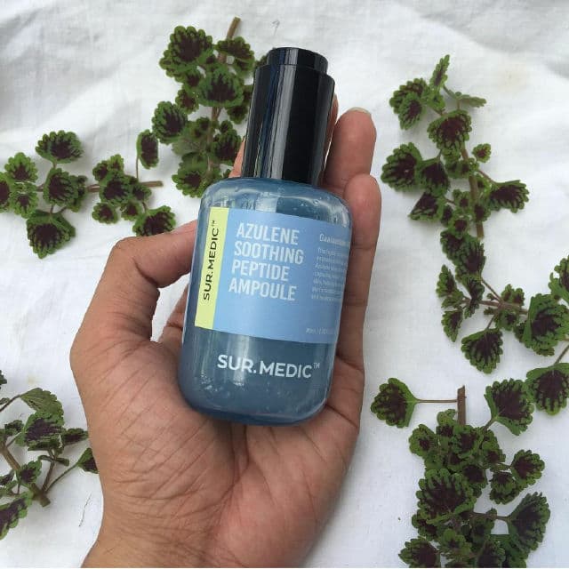 SUR.MEDIC Azulene Soothing Peptide Ampoule review photo by skincarebylyner