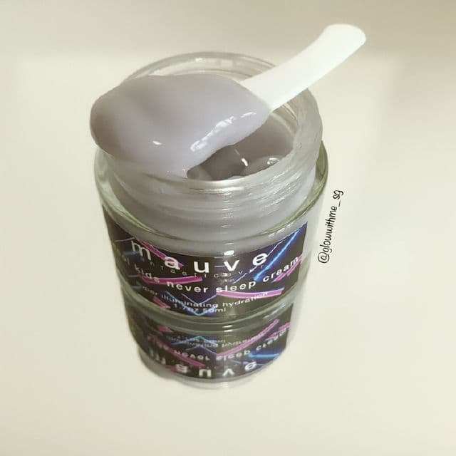 MAUVE FANTASTIC EVER Cool Kids Never Sleep Cream review photo by glowwithmesg