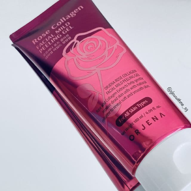 Orjena Rose Collagen Facial Mild Peeling Gel review photo by glowwithmesg