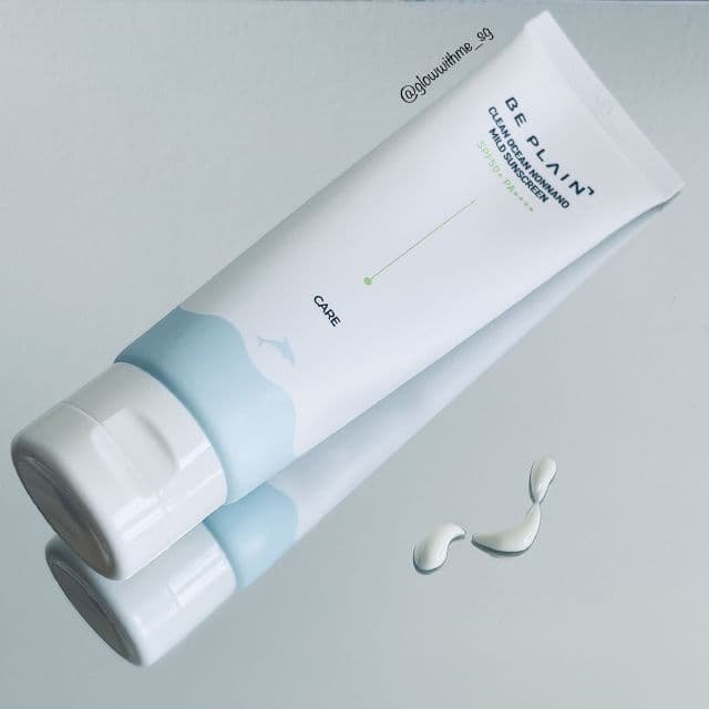 Beplain Clean Ocean Non-Nano Mild Sunscreen SPF50+ PA++++ review photo by glowwithmesg