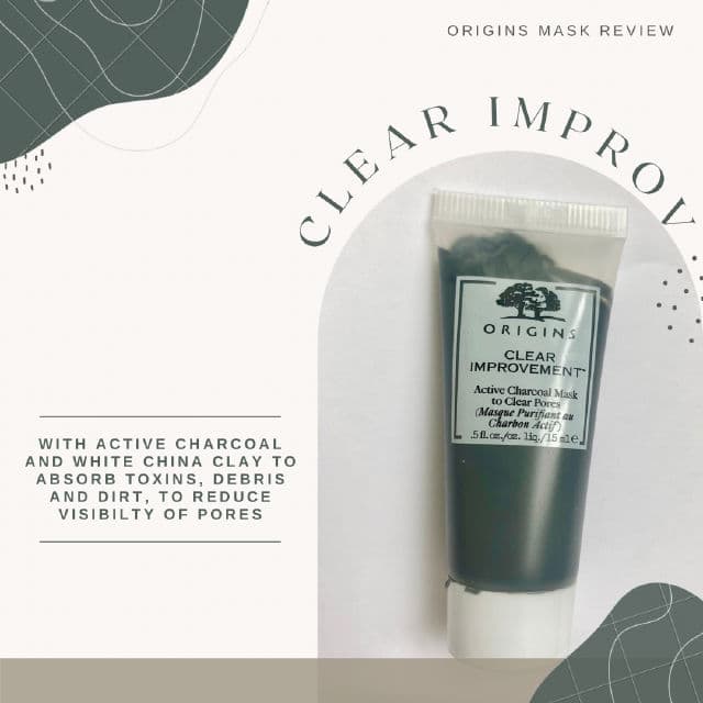 Origins Clear Improvement, Active Charcoal Mask to Clear Pores review photo by glowwithwhit