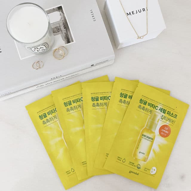 GOODAL goodal Green Tangerine Vita C Serum Mask 18FW 1EA review photo by glowywithmish