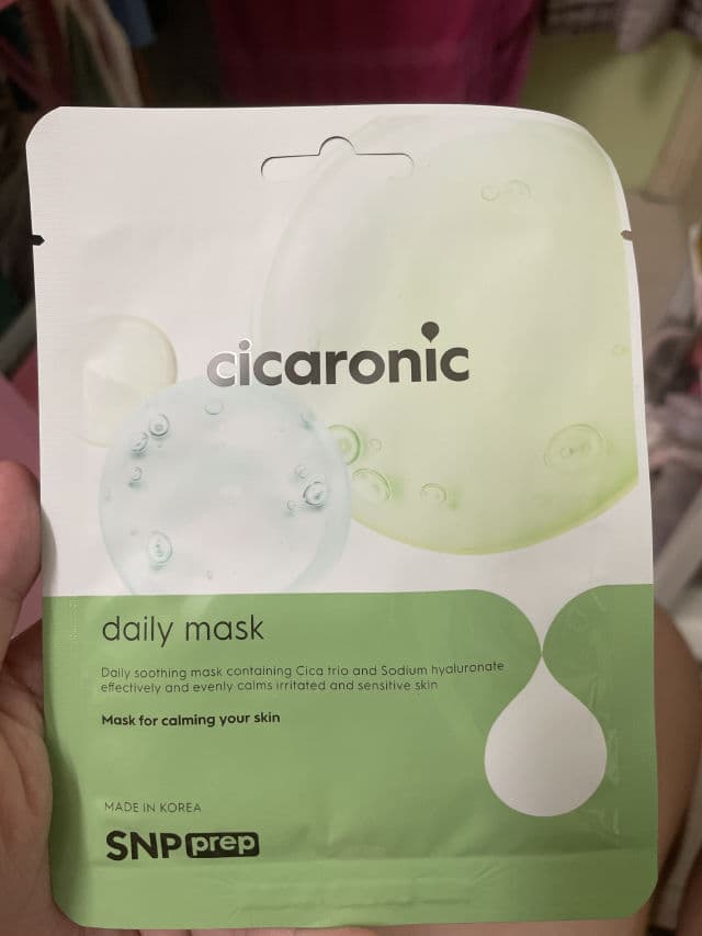 SNP Cicaronic Sheet Mask review photo by gwenkpy