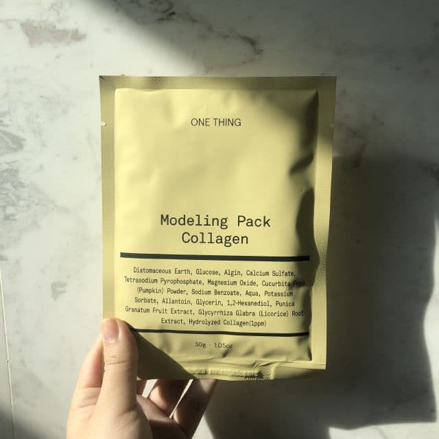 One Thing Collagen Modeling Pack review photo by halleysburrow