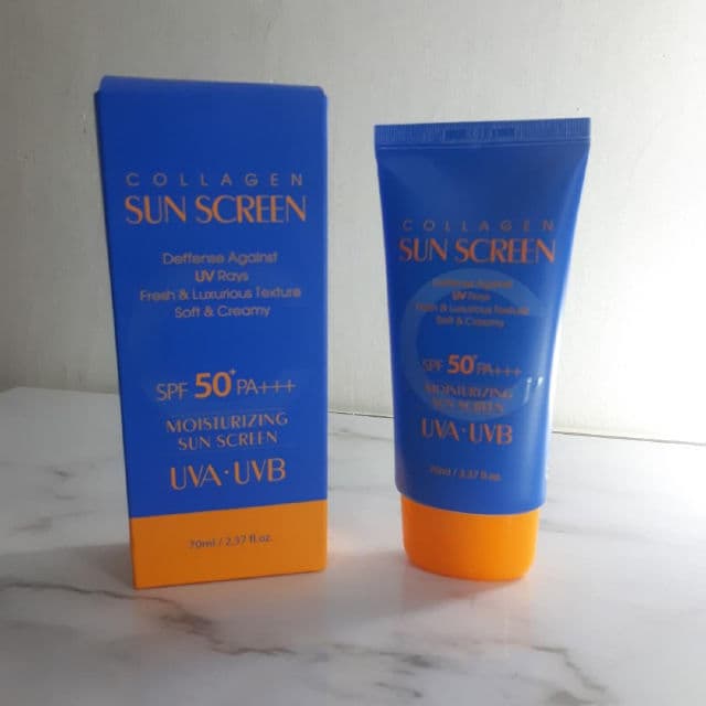 3wClinic Collagen Sunscreen SPF50+ PA++++ review photo by han