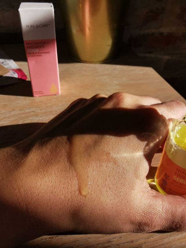 Pure&Care Niacinamide + Panthenol Serum review photo by hashiskincare