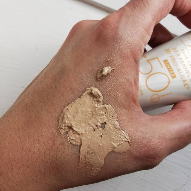 Apivita Oil Balance Light Texture Tinted Face Cream SPF 30 - High Protection review photo by hashiskincare