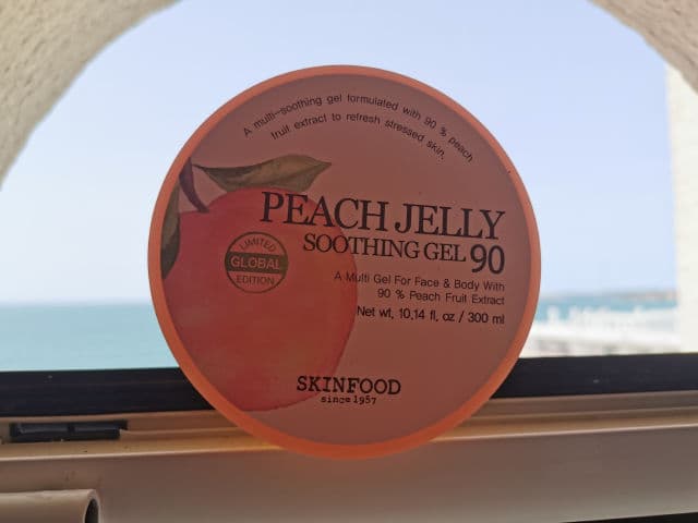SKINFOOD Peach Jelly Soothing Gel 90 review photo by hashiskincare