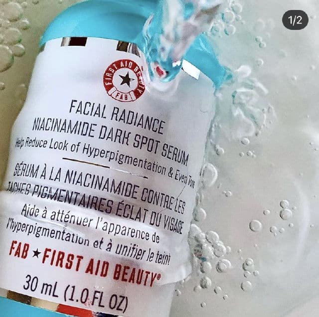 First Aid Beauty Facial Radiance Niacinamide Dark Spot Serum review photo by hauliwant