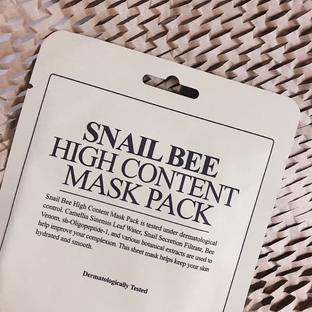 BENTON Snail Bee High Content Mask Pack review photo by hdlums