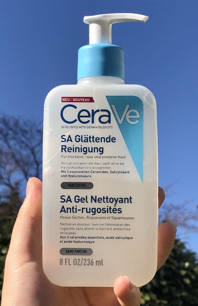 CeraVe SA Smoothing Cleanser review photo by hina