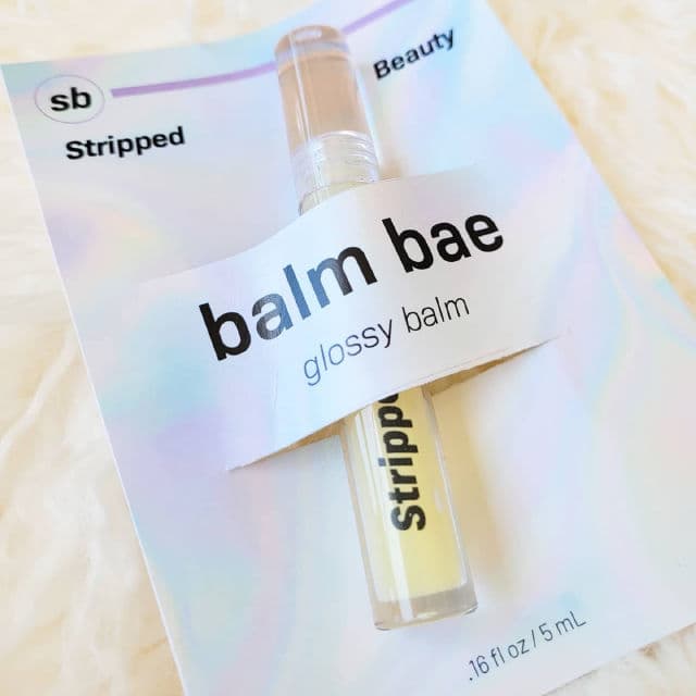 Stripped Beauty Balm Bae Glossy Balm review photo by hmpocketglam