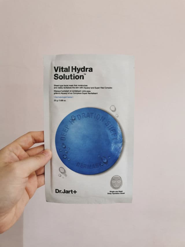 Dr. Jart+ Dermask Water Jet Vital Hydra Solution review photo by htebbethhteb