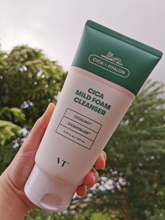 VT COSMETICS Cica Mild Foam Cleanser review photo by htebbethhteb