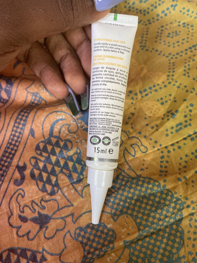 BioBalance Brightening Eye Cream review photo by iUzunma