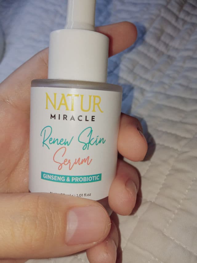 Natur Skin Care Miracle Renew Skin Serum (Ginseng & Probiotic) review photo by illie