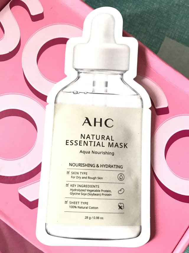 AHC Natural Essential Mask Aqua Nourishing review photo by imega