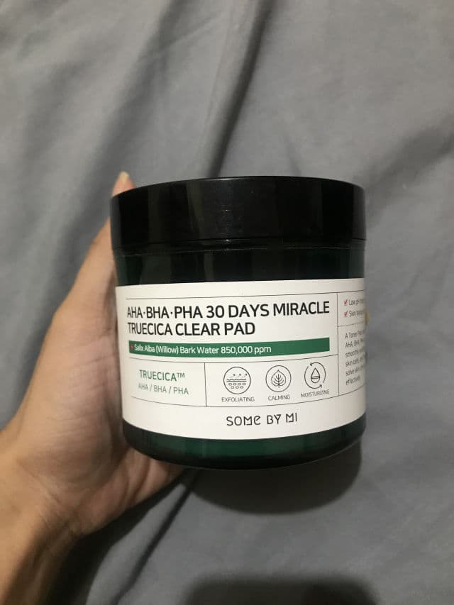 Some By Mi AHA BHA PHA 30 Days Miracle Truecica Clear Pad review photo by imlalalaraaa
