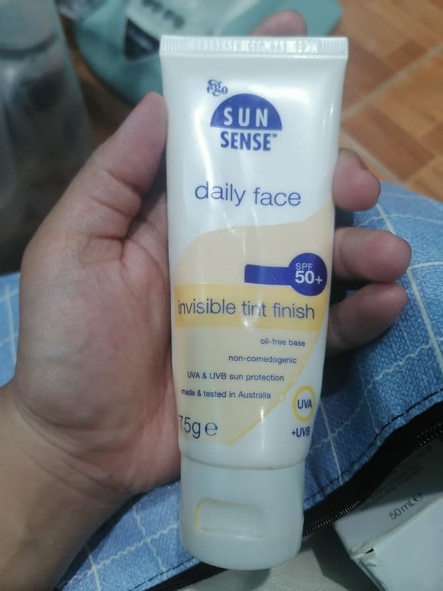 Ego Sunsense Daily Face PA++++ SPF 50+ Invisible Tint Finish review photo by iranadhirahz