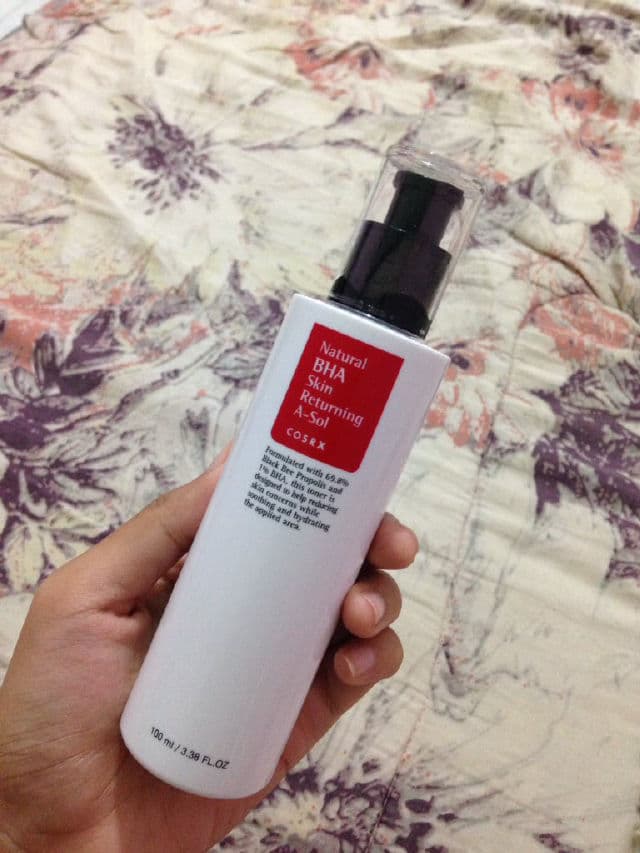 COSRX Natural BHA Skin Returning A-Sol review photo by irbahsalss