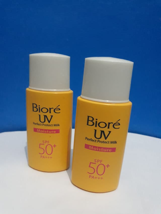 Biore UV Perfect Protect Milk Moisture SPF 50+ review photo by irfana