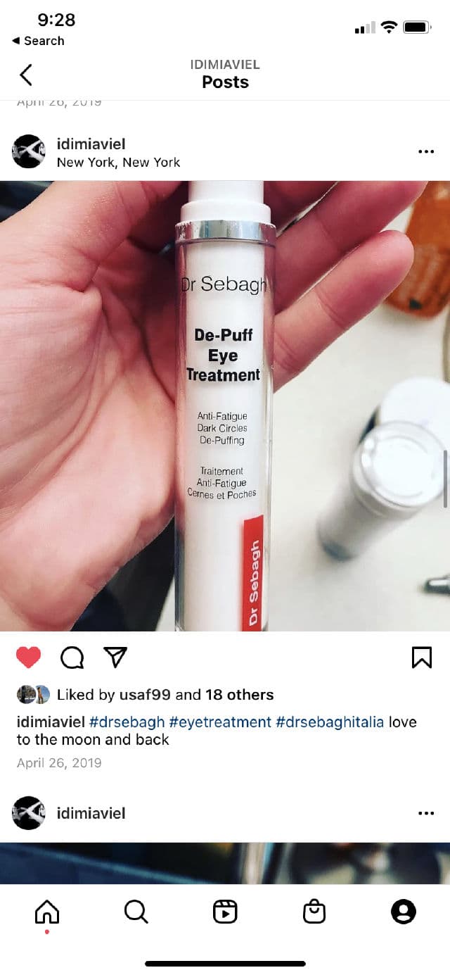 Dr. Sebagh De-Puff Eye Treatment review photo by irrine