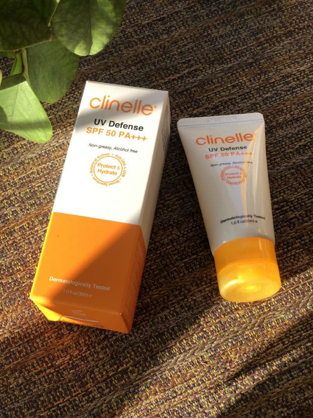 Clinelle UV Defense SPF50 review photo by isarangyoo