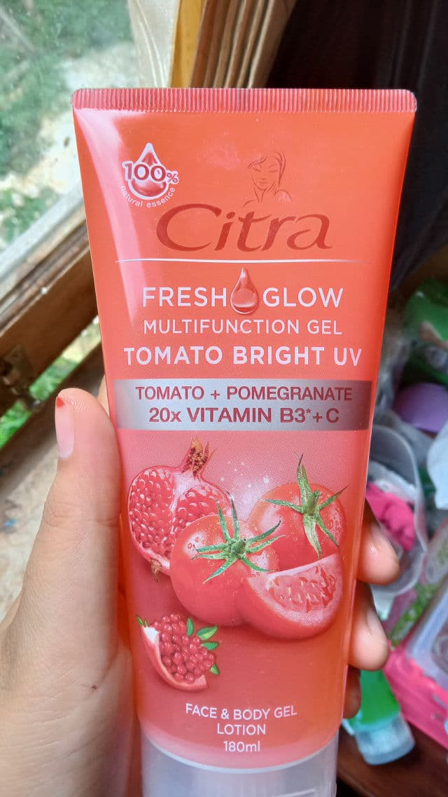 Citra Fresh Glow Multifunction Gel Tomato Bright UV review photo by itsmenjwa
