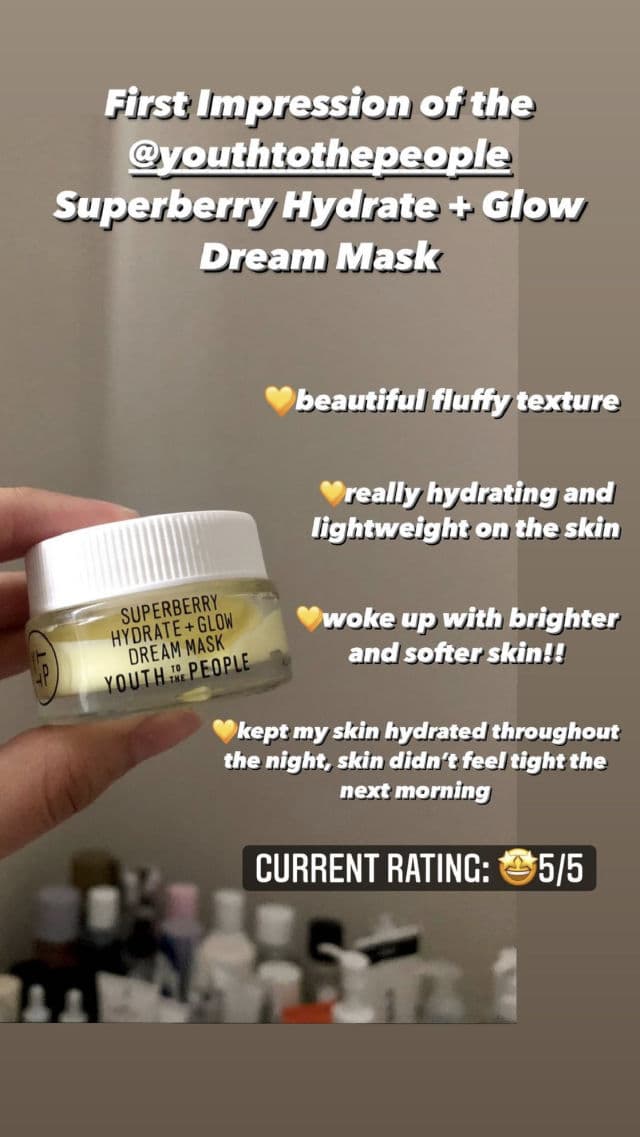 Youth To The People Superberry Hydrate and Glow Dream Mask review photo by iu28