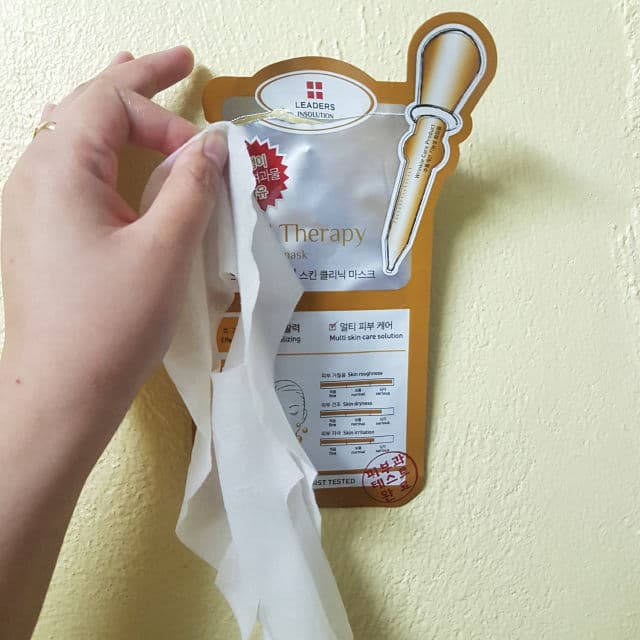 LEADERS Insolution Snail Therapy Skin Clinic Mask review photo by izmelexxie