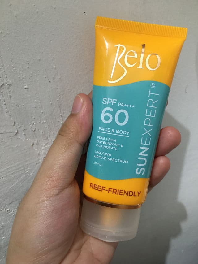 Belo Essentials SunExpert Reef-friendly Sunscreen SPF 60+ PA++++ review photo by jamnesreen