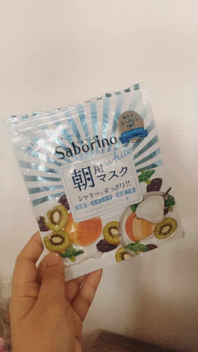 Saborino Morning Facial Sheet Mask Fresh White review photo by jamnesreen