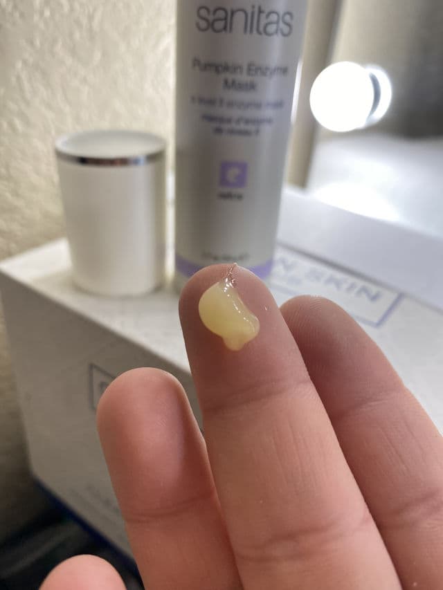 Sanitas Pumpkin Enzyme Mask review photo by janiecetheesthe