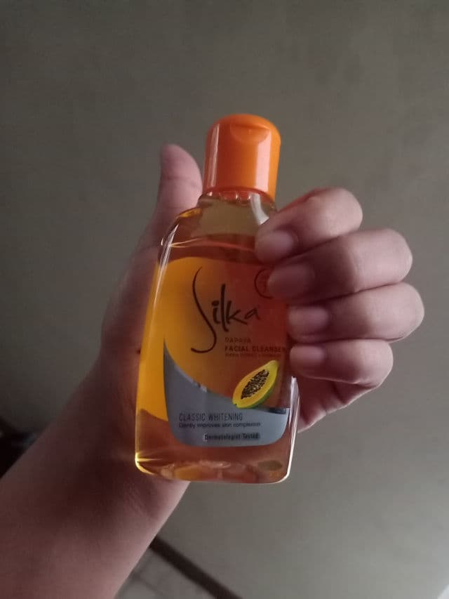 Silka Papaya Facial Cleanser review photo by jenecil