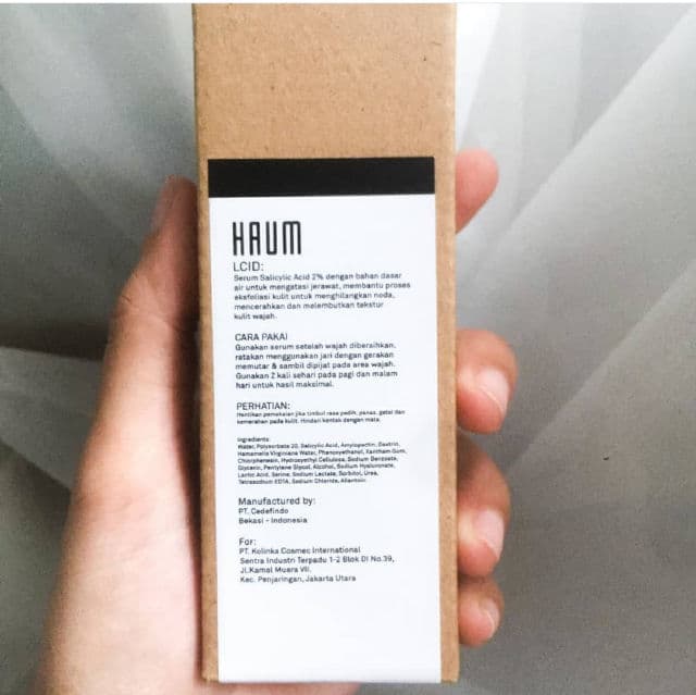 HAUM LCID Salicylic Acid 2% review photo by jengtia
