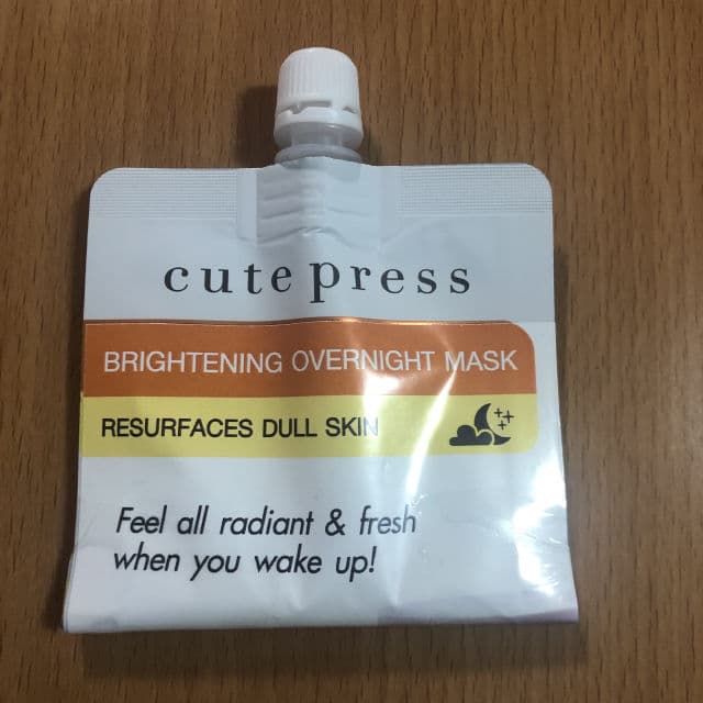 Cute Press One Night Brightening Overnight Mask review photo by jessiesew
