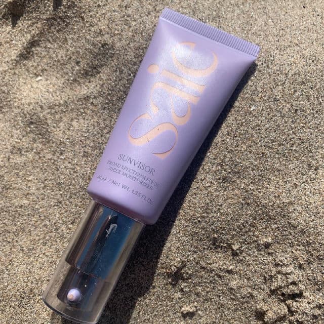 Saie Sunvisor SPF 35 review photo by joannebsimpson